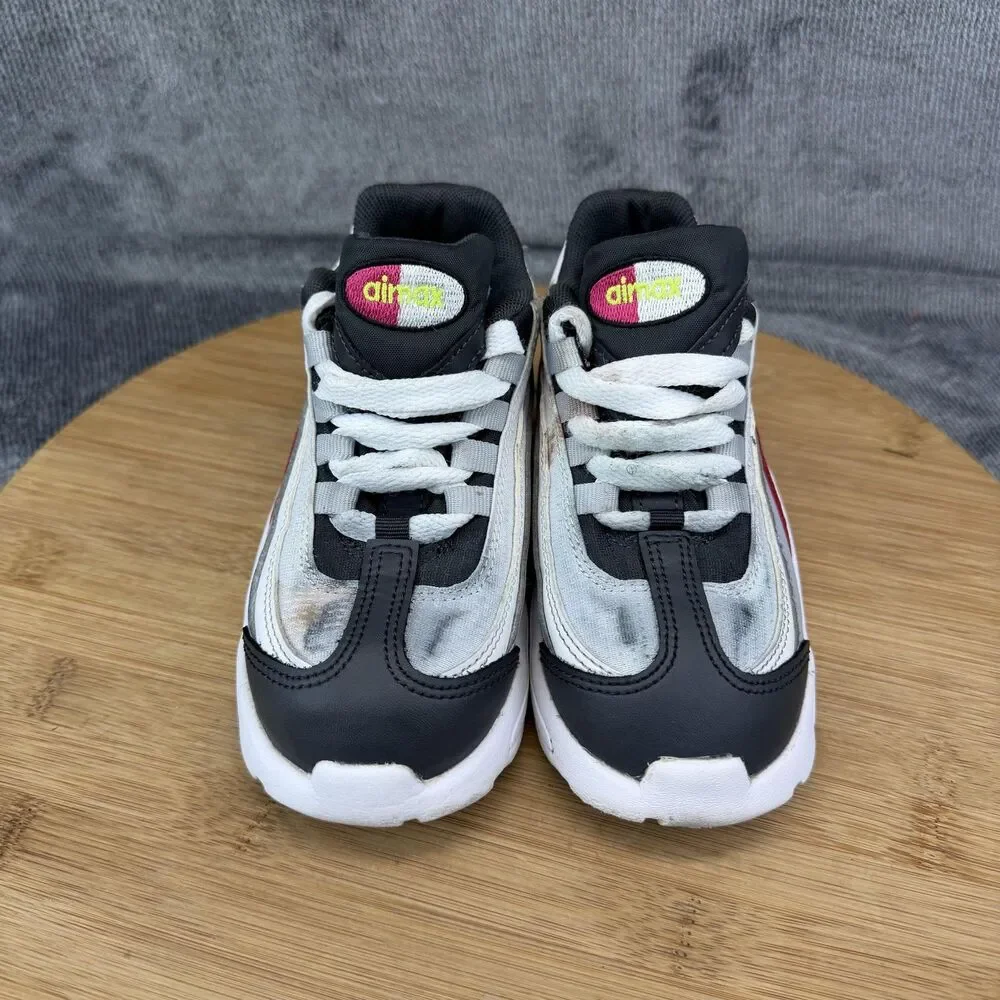 Nike Air Max 95 Shoes Boys Size 10C White Pink Running Sneakers 905462-029